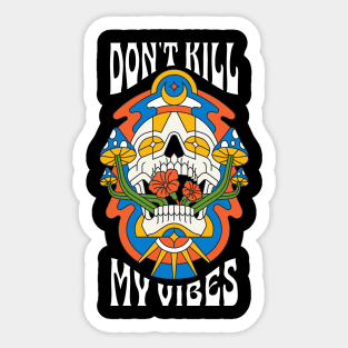 Skull Vibes Sticker